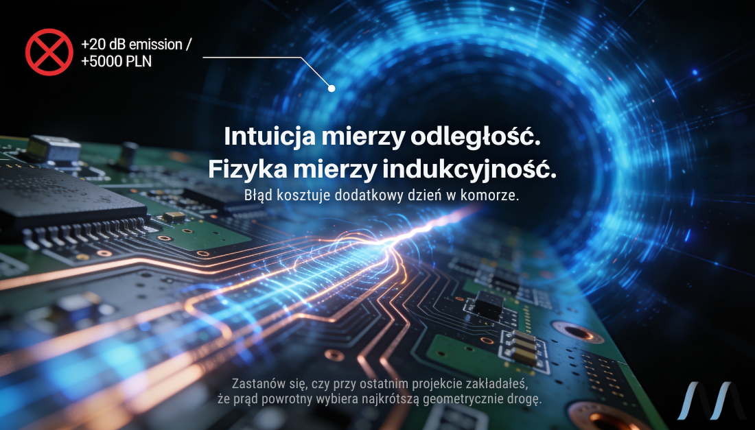 Dlaczego prąd powrotny nie płynie najkrótszą drogą, tylko drogą najmniejszej impedancji