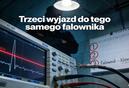 Zakłócenia RS‑485 przy pracy falownika – dlaczego magistrala sypie błędami CRC i jak to naprawić, żeby nie wracać